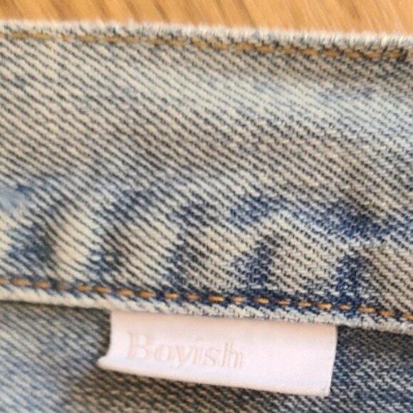BOYISH BILLY STRAIGHT LEG BOYFRIEND JEANS DEADSTOCK RIGID DENIM EASY RIDER sz 29 - Picture 6 of 9